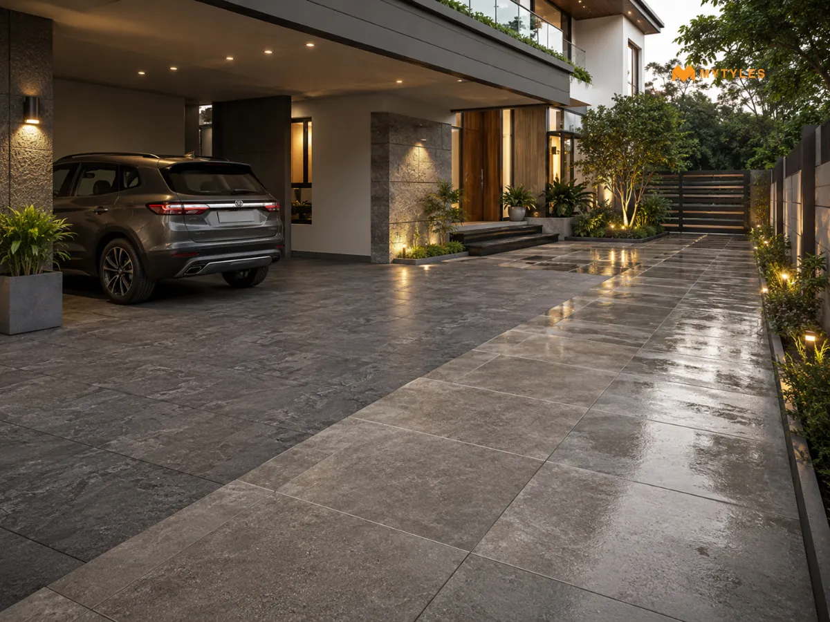 Best 15 mm Vitrified Tiles for Driveways, Parking, and Outdoor Floors